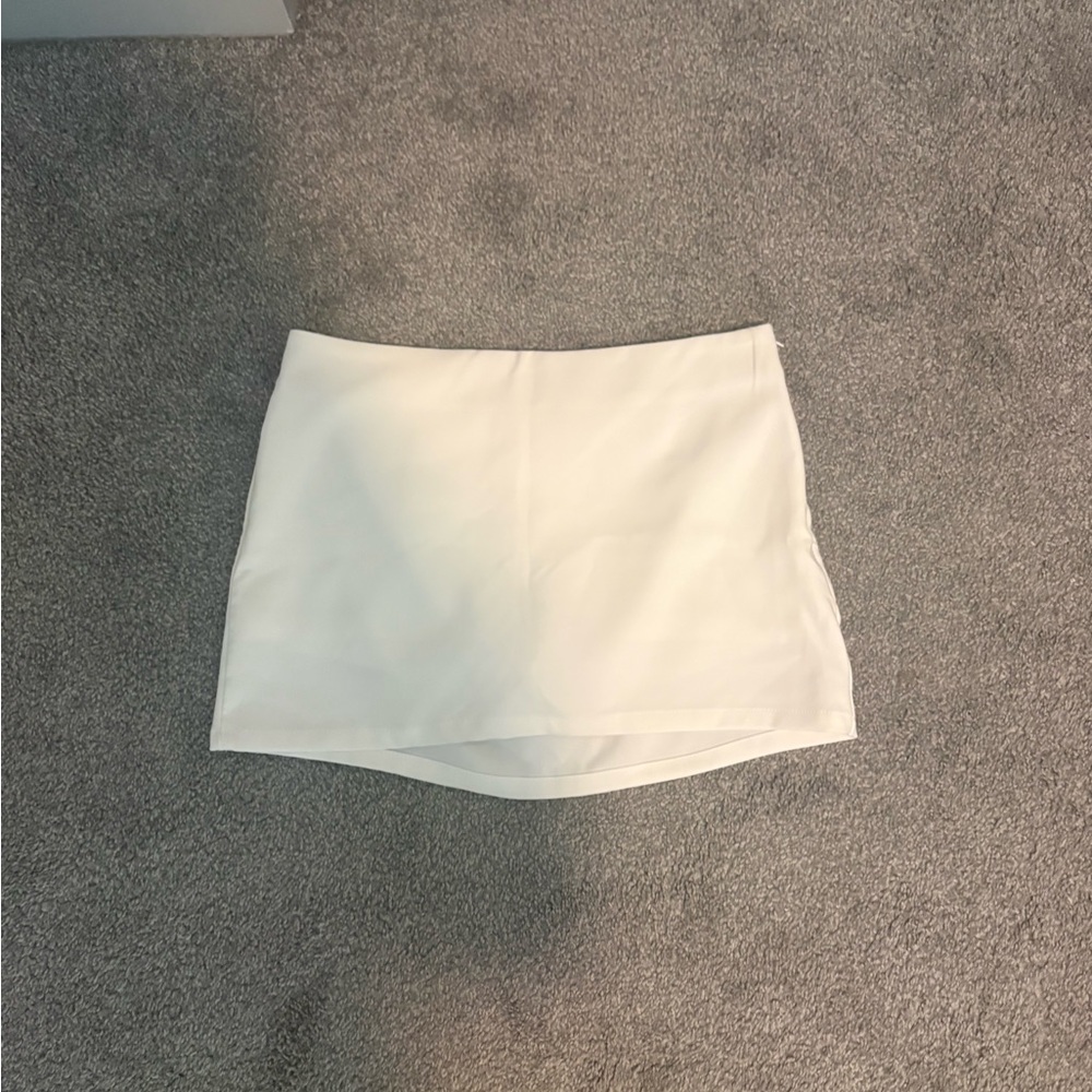 Zara White Mini Skirt